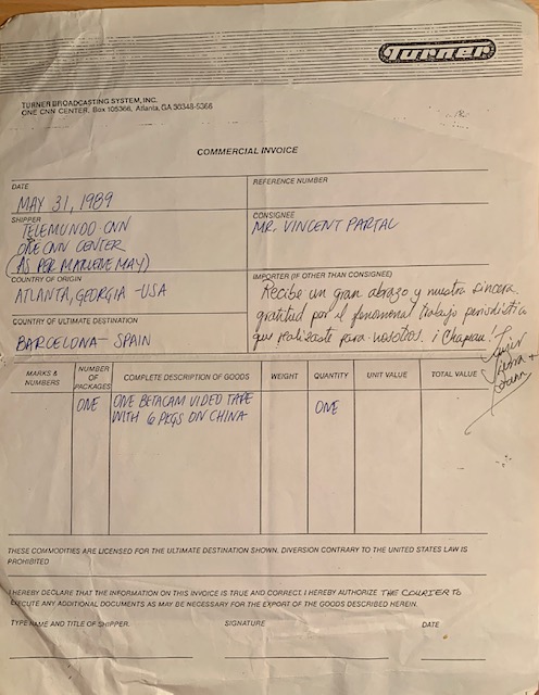 Document acreditatiu de CNN-Telemundo
